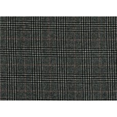 Country Tweed Fabric 5% Cashmere 95% Wool by the metre Charcoal Check Ref 1871/14